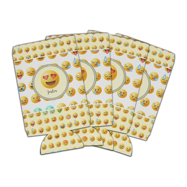 Custom Emojis Can Cooler (16 oz) - Set of 4 (Personalized)