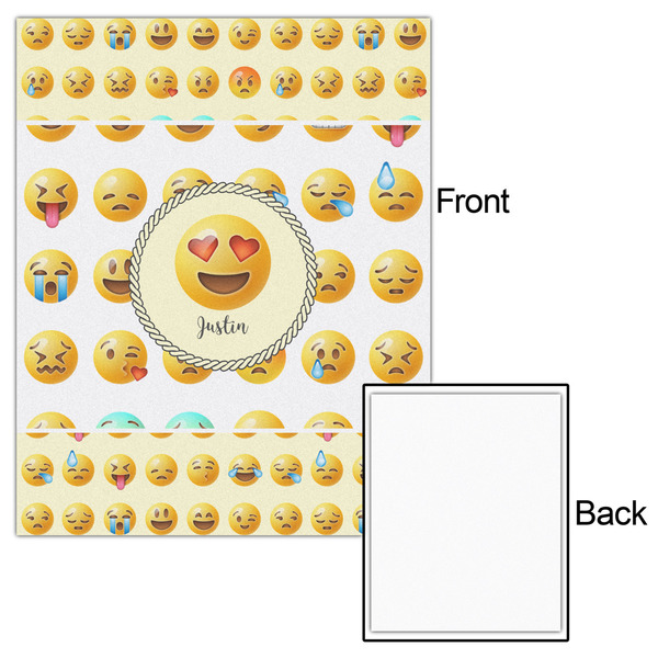 Emojis 16x20 - Matte Poster - Front & Back