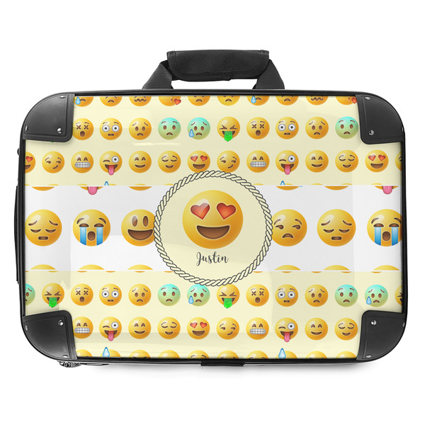 Custom Emojis Hard Shell Briefcase - 18" (Personalized)