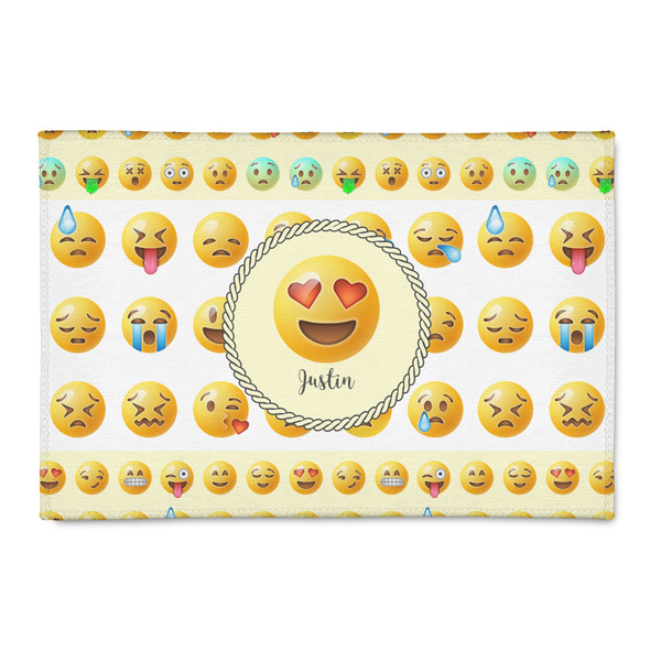 Custom Emojis 2' x 3' Indoor Area Rug (Personalized)