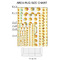 Emojis 2'x3' Indoor Area Rugs - Size Chart