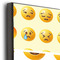 Emojis 20x24 Wood Print - Closeup