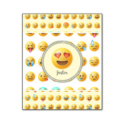 Emojis Wood Print - 20x24 (Personalized)