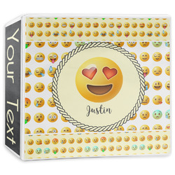 Emojis 3-Ring Binder - 3 inch (Personalized)
