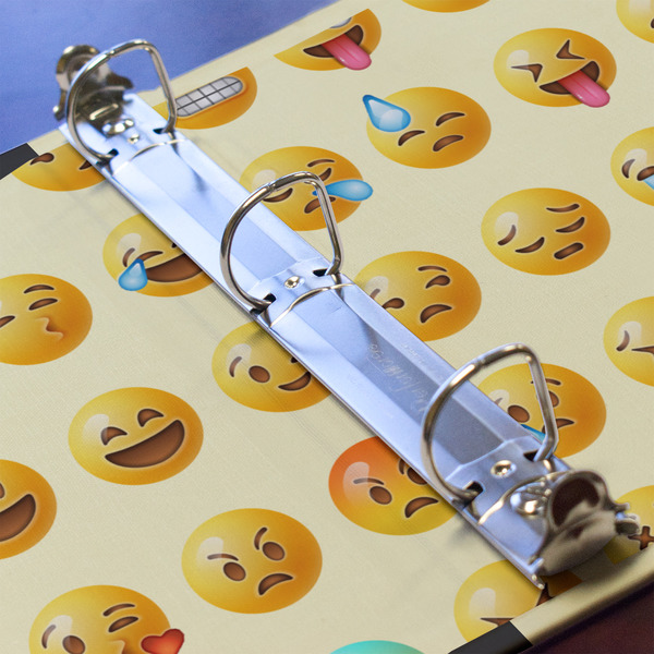 Emojis 3 Ring Binders - Full Wrap - 1" - DETAIL