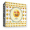 Emojis 3 Ring Binders - Full Wrap - 3" - FRONT