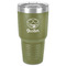 Emojis 30 oz Stainless Steel Tumbler - Olive - Single-Sided (Personalized)