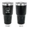 Emojis 30 oz Stainless Steel Ringneck Tumblers - Black - Single Sided - APPROVAL