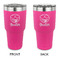 Emojis 30 oz Stainless Steel Ringneck Tumblers - Pink - Double Sided - APPROVAL