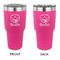 Emojis 30 oz Stainless Steel Tumbler - Pink - Double Sided (Personalized)