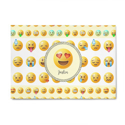 Emojis 4' x 6' Patio Rug (Personalized)