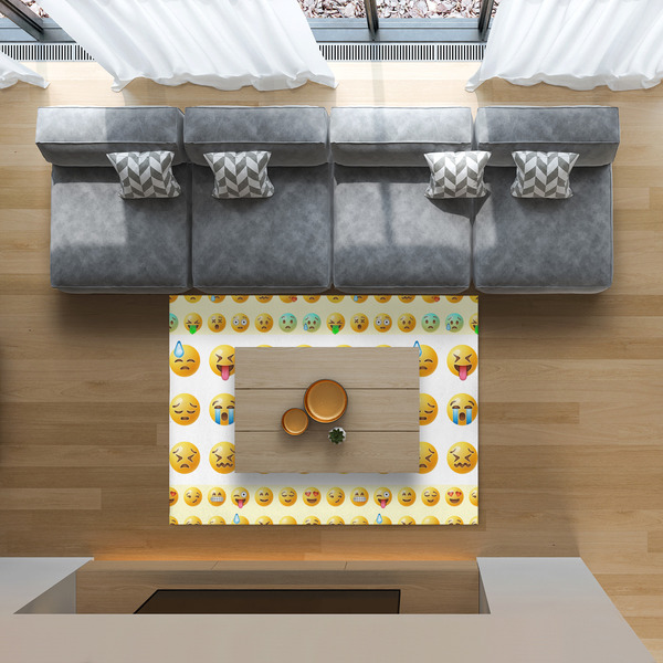 Emojis 5'x7' Indoor Area Rugs - IN CONTEXT
