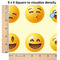 Emojis 6x6 Swatch of Fabric
