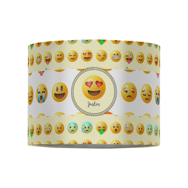 Emojis 8" Drum Lampshade - FRONT (Fabric)