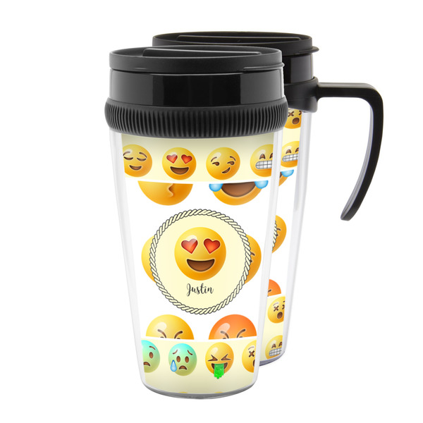 Custom Emojis Acrylic Travel Mug (Personalized)