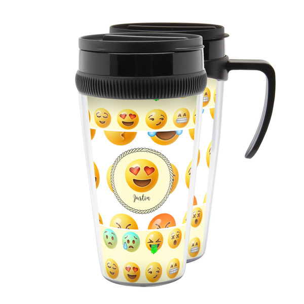 Custom Emojis Acrylic Travel Mug (Personalized)