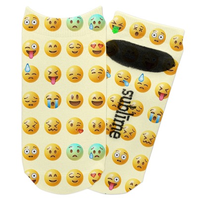 Emojis Adult Ankle Socks (Personalized)