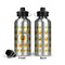 Emojis Aluminum Water Bottle - Front and Back