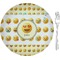 Emojis 8" Glass Appetizer / Dessert Plates - Single or Set (Personalized)