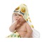 Emojis Baby Hooded Towel on Child