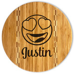 Emojis Bamboo Cutting Board (Personalized)