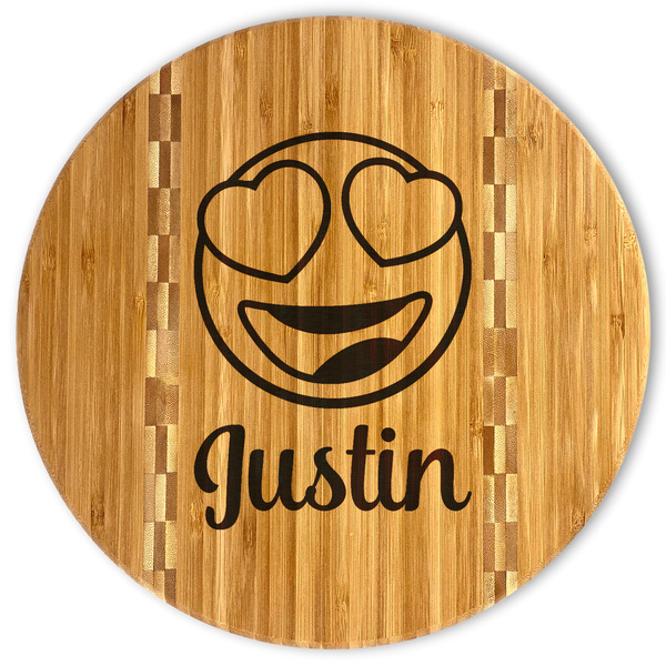 Custom Emojis Bamboo Cutting Board (Personalized)