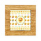 Emojis Bamboo Trivet with 6" Tile - FRONT