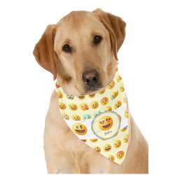 Emojis Dog Bandana Scarf w/ Name or Text