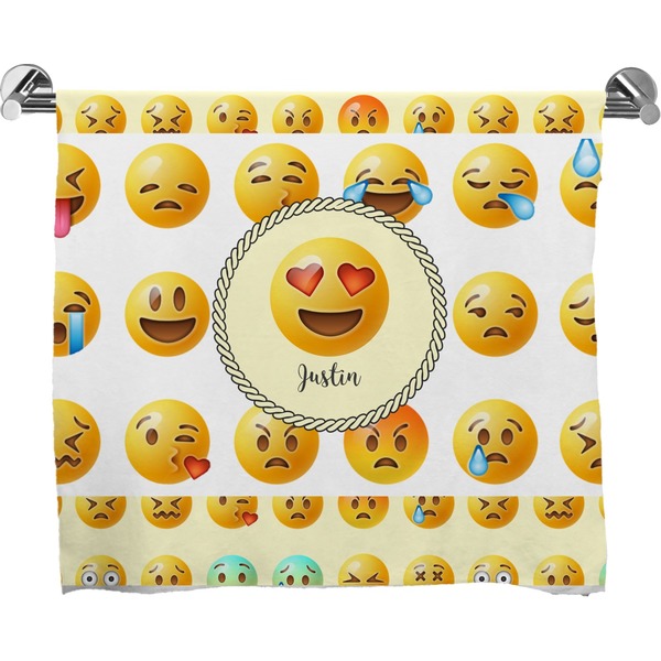 Custom Emojis Bath Towel (Personalized)