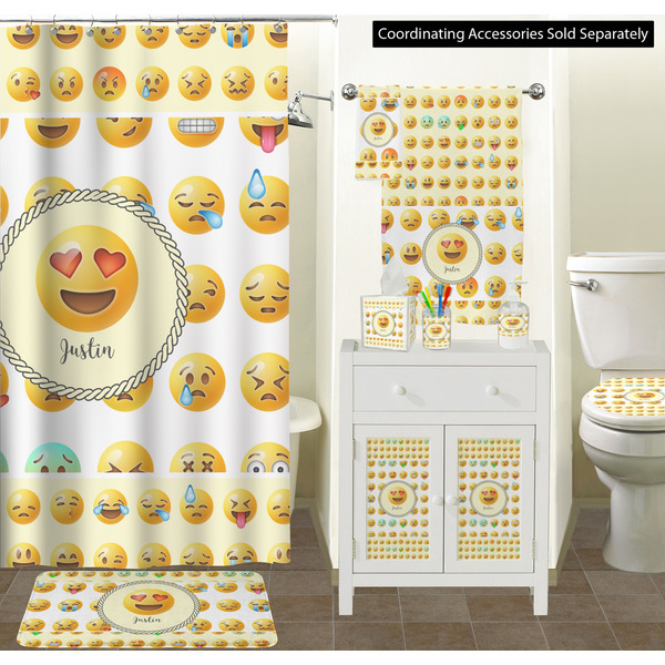 Emojis Bathroom Scene