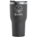 Emojis RTIC Tumbler - Black - Engraved Front (Personalized)