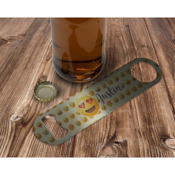 Emojis Bottle Opener - In Use