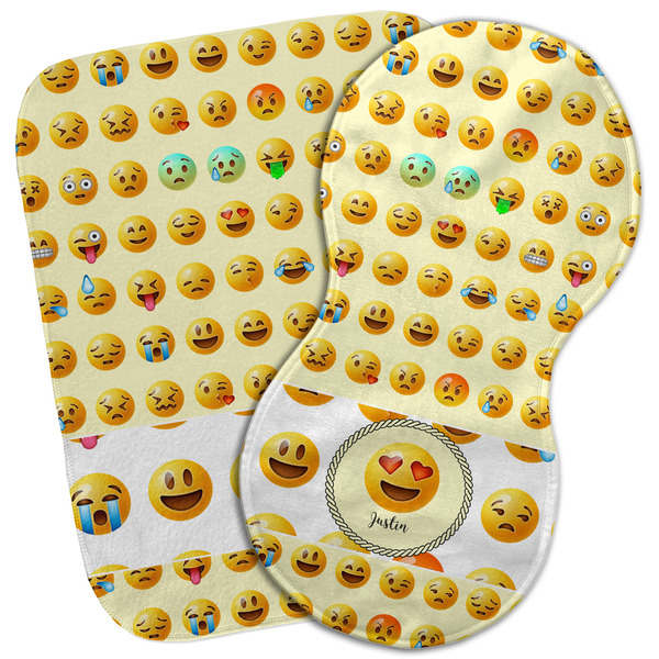 Custom Emojis Burp Cloth (Personalized)