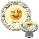 Emojis Cabinet Knob (Silver) (Personalized)