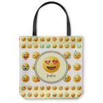 Emojis Canvas Tote Bag - Large - 18"x18" (Personalized)