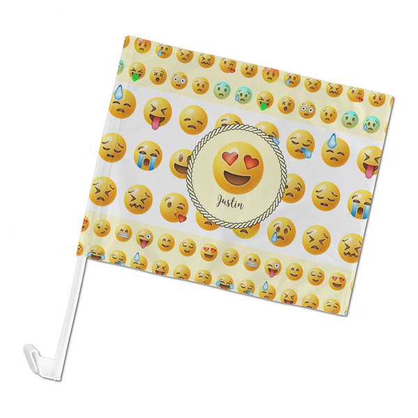 Custom Emojis Car Flag - Large (Personalized)