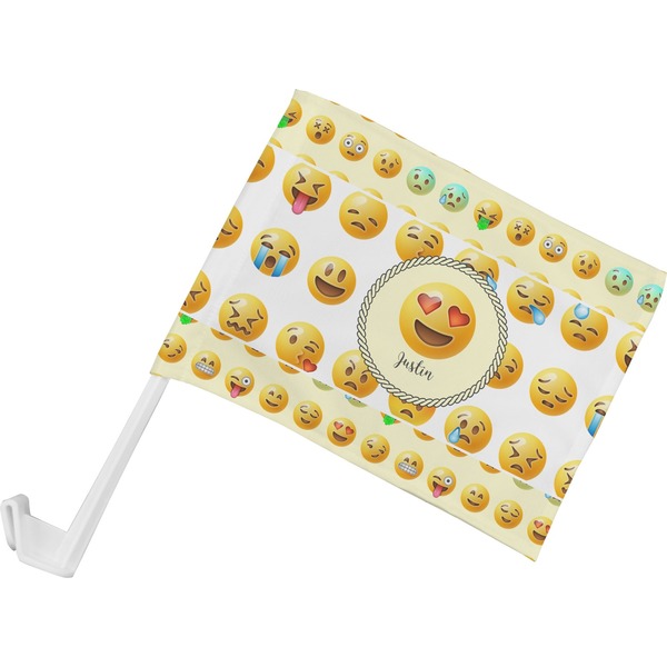 Custom Emojis Car Flag - Small w/ Name or Text