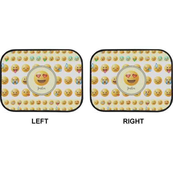 Emojis Car Floor Mats (Back Seat) (Approval)