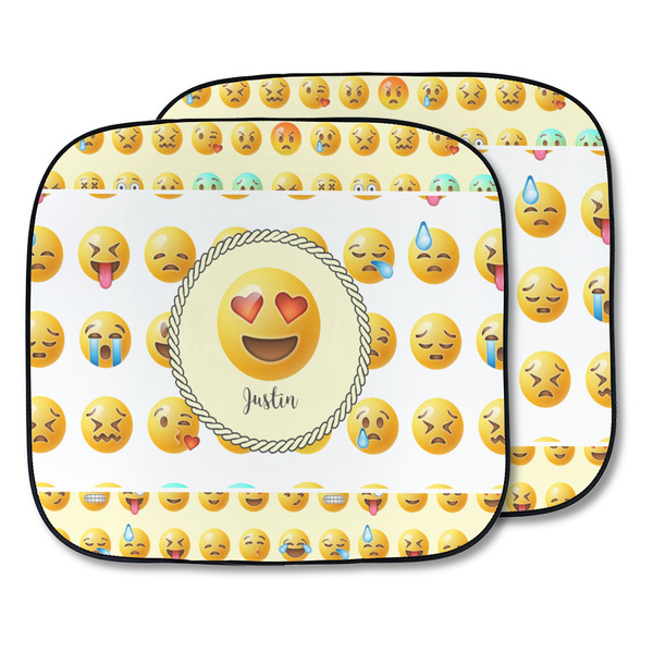Custom Emojis Car Sun Shade - Two Piece (Personalized)