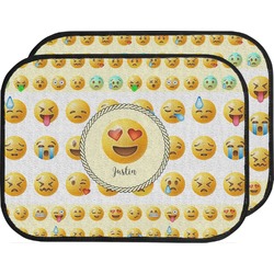 Emojis Car Floor Mats (Back Seat) (Personalized)