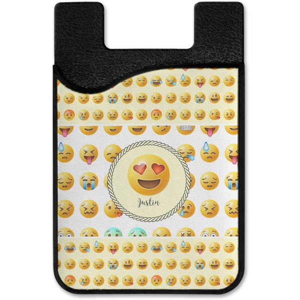 Emojis Cell Phone Credit Card Holder