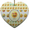 Emojis Ceramic Flat Ornament - Heart (Front)