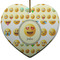 Emojis Heart Ceramic Ornament w/ Name or Text