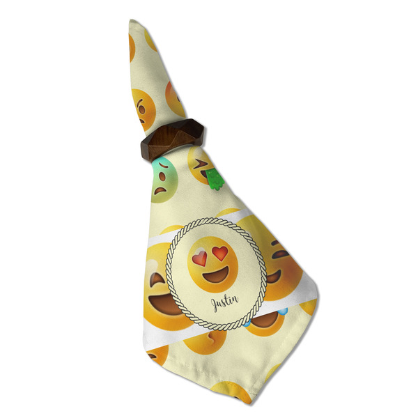 Emojis Cloth Napkins - Personalized Dinner (Folded in Ring) (MAIN)