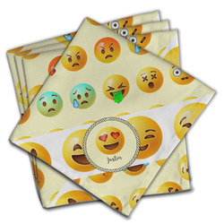 Emojis Cloth Napkins (Set of 4) (Personalized)