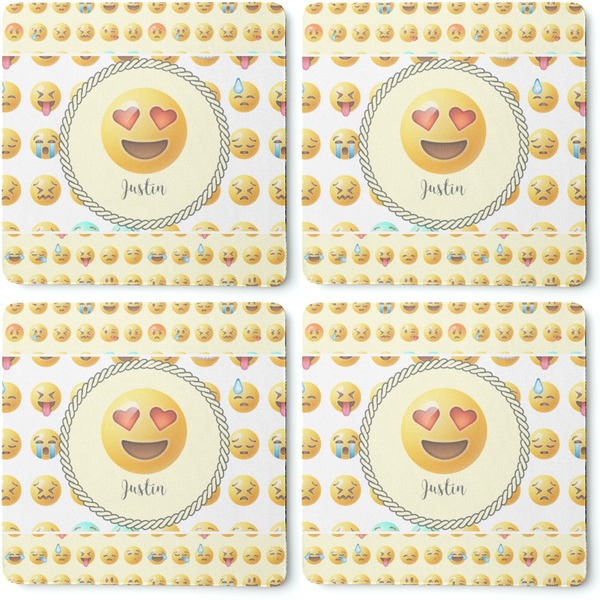 Emojis Coaster Rubber Back - Apvl