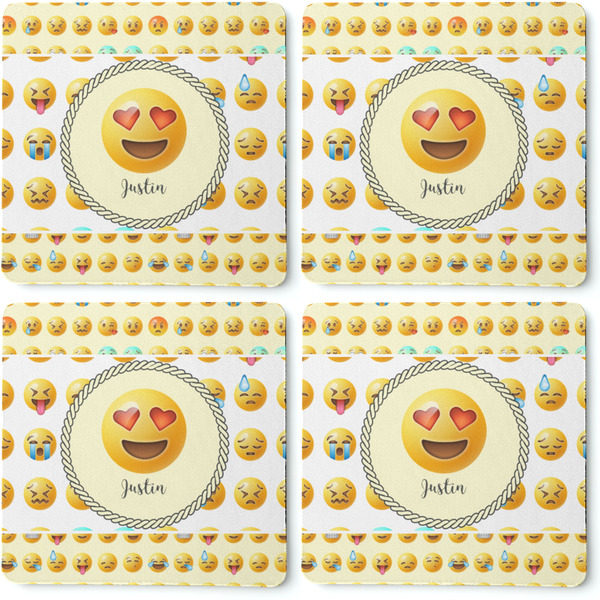 Emojis Coaster Rubber Back - Apvl
