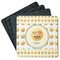 Emojis Square Rubber Backed Coasters - Set of 4 (Personalized)