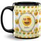 Emojis Coffee Mug - 11 oz - Full- Black