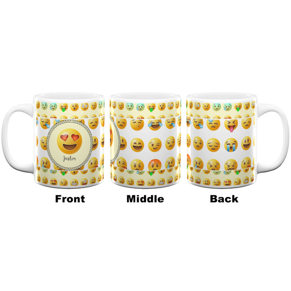 Emojis Coffee Mug - 11 oz - White APPROVAL